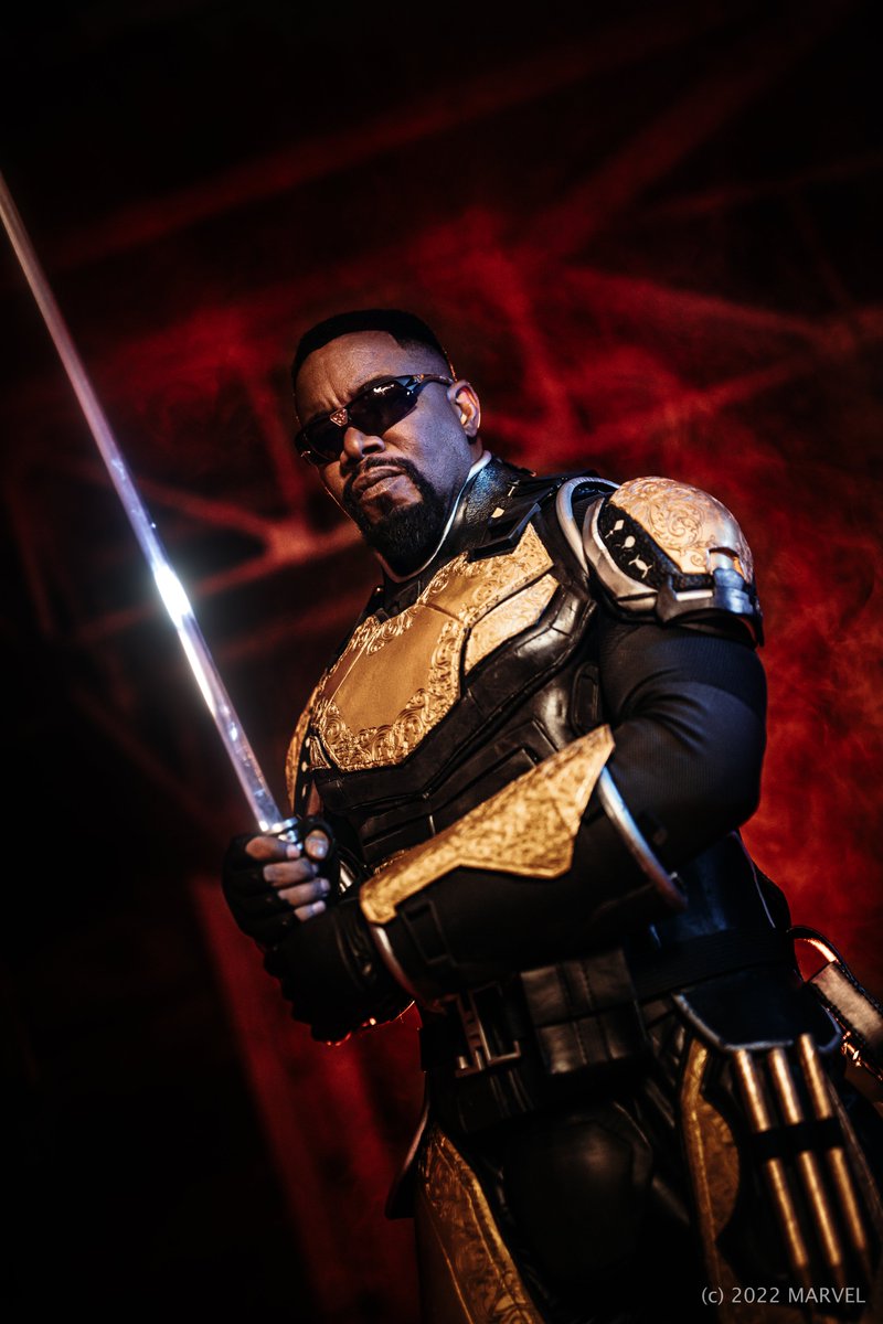 Just when we thought Blade couldn't get any cooler. <a href="/MichaelJaiWhite/">Michael Jai White</a> takes it up a notch with his #MidnightSuns gear 😎

📸 by <a href="/AliciaMarieBODY/">Alicia Marie</a> &amp; <a href="/BenjaminFarren/">Benjamin Farren</a>