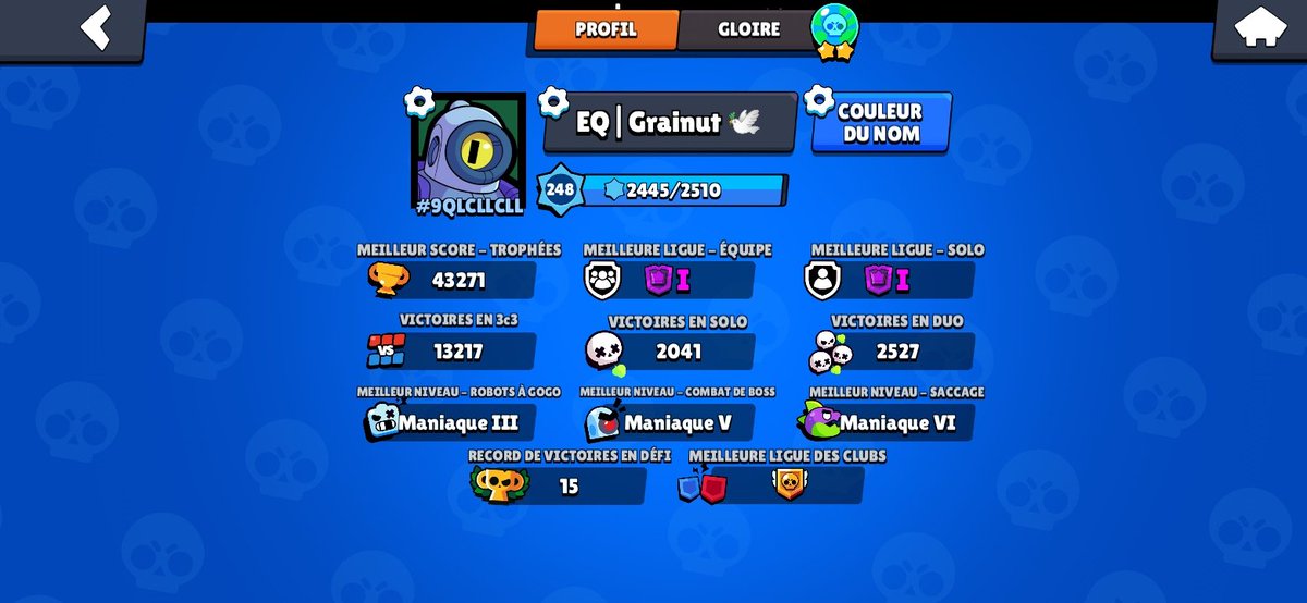 Hello je suis à la recherche de meates pour push 50000 trophées pendant les vacances 🦁