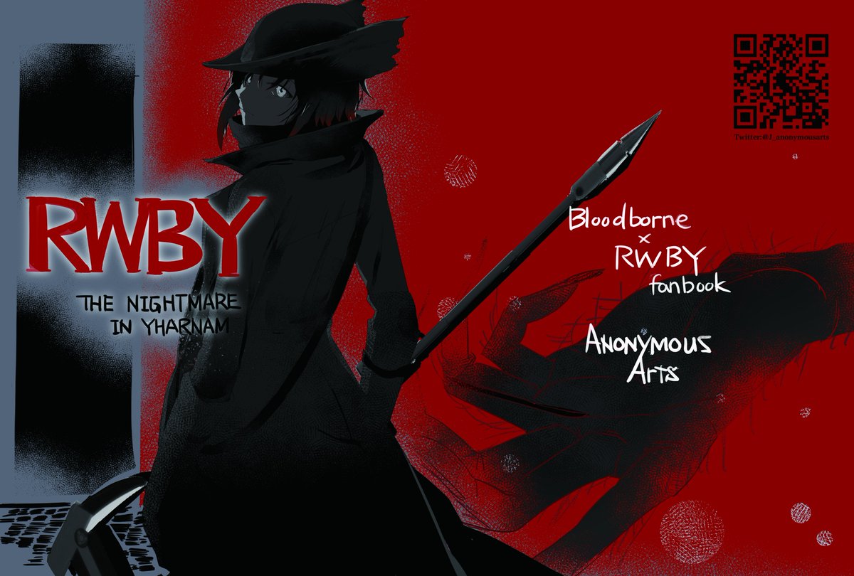 【C101告知】
C101の新刊入稿しました!
1日目 東 ヨ-24a
「RWBY -The nigthmare of Yharnam」(500円)

RWBY と Bloodborne を元にした漫画がちょっと出ます
(これを元にRWBYキャラでブラボ二次創作流行って欲しい)

#RWBY
#Bloodborne
#C101
#C101新刊 