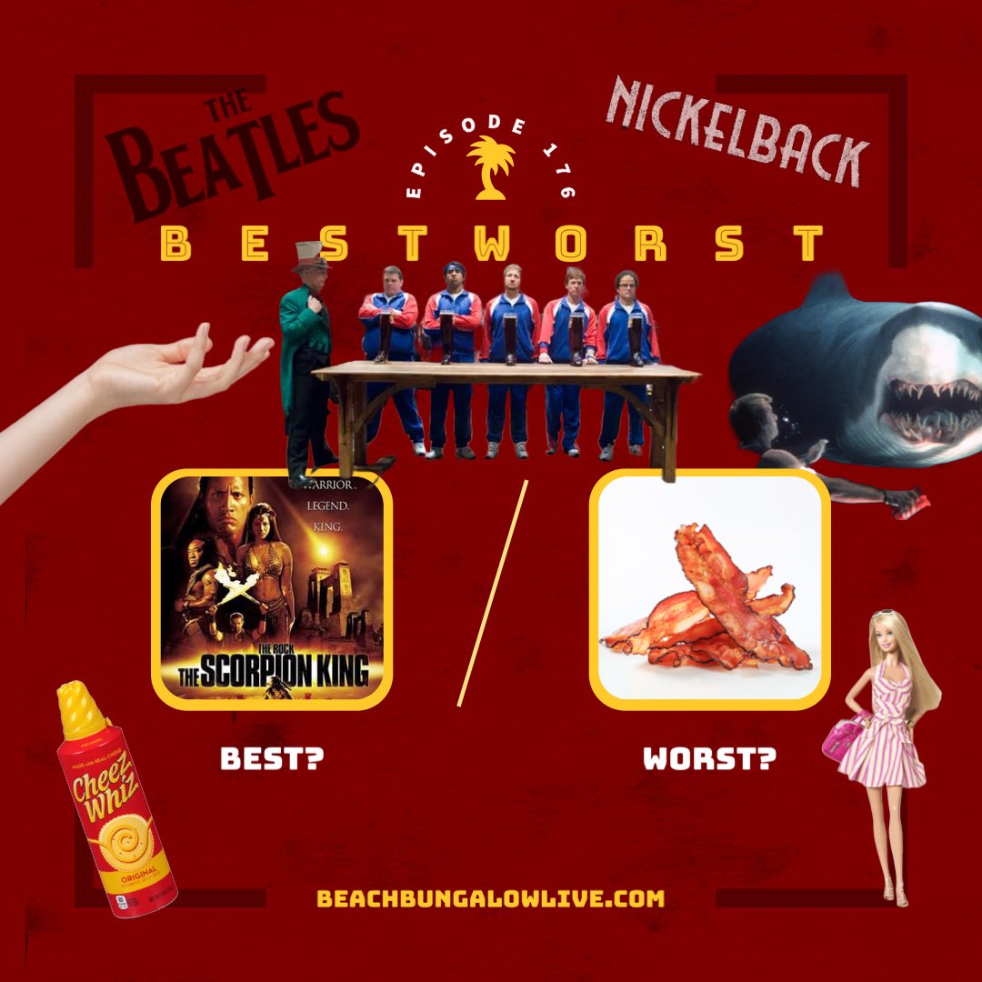 NEW EPISODE (link in bio)

#itsLIVE #Podcast #podcasts #humor #livefromthebeachbungalow  #barbie #food #foodie #sharks #nickelback #thebeatles #music #songs #funny #podcasting #podcaster #movies #films #therock #themummy #thescorpionking #bacon #beerfest #drinking #margotrobbie