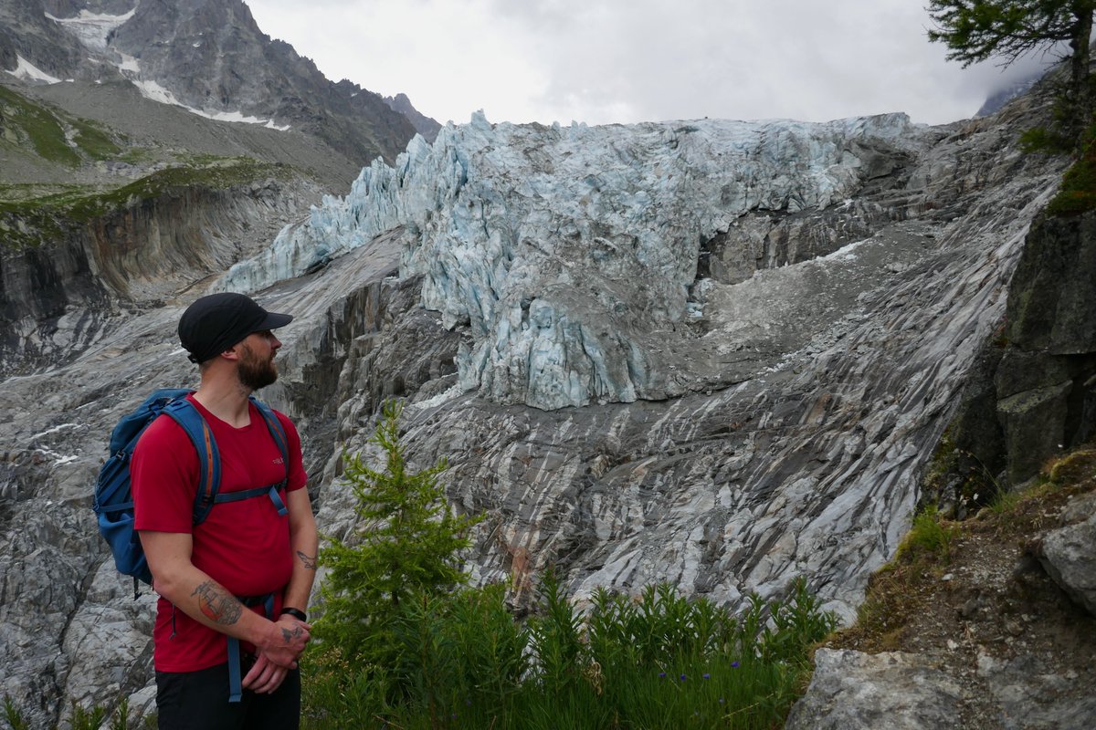 the glaciers have really receded since last time we were here 5 years ago.