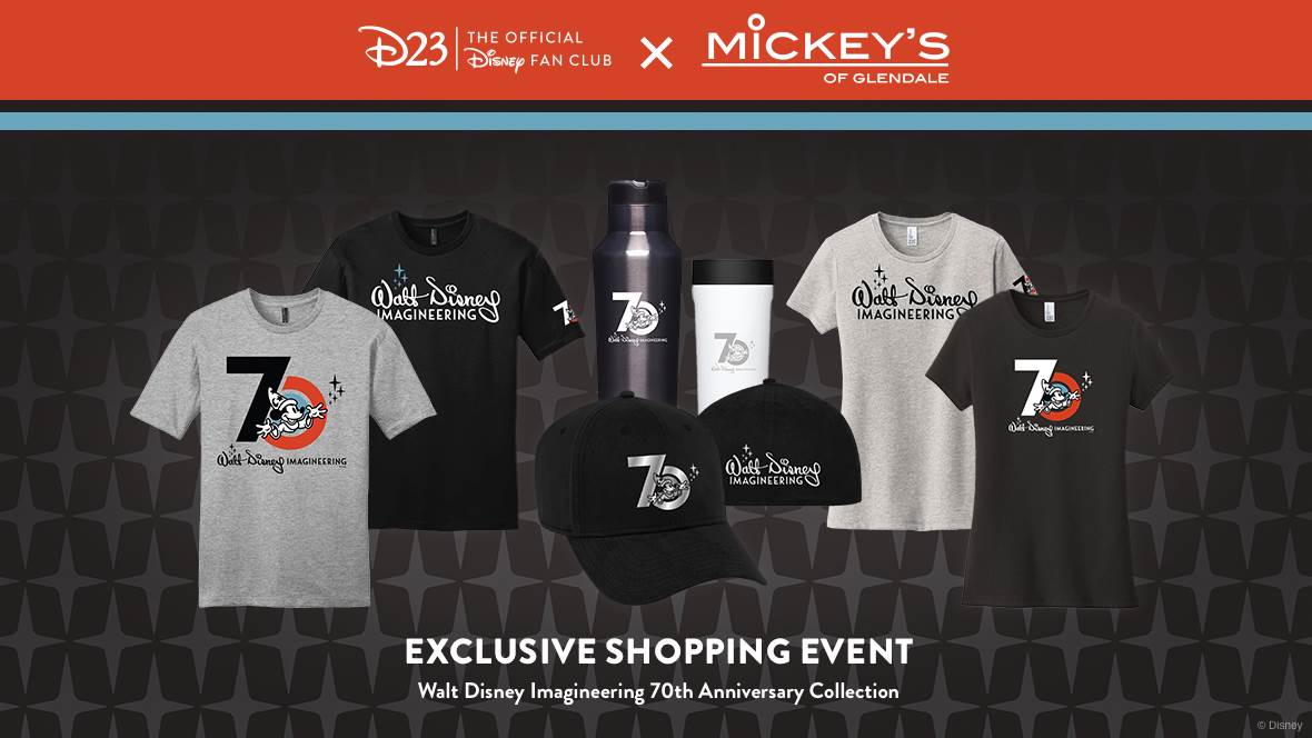 laughingplace's tweet photo. #D23GoldMembers can now access #MickeysOfGlendale, the #WaltDisney #Imagineering Campus Store online for a limited time to get their hands on some 70th anniversary gear!  https://t.co/QamY4Avq1W https://t.co/bTj0h1xIbL