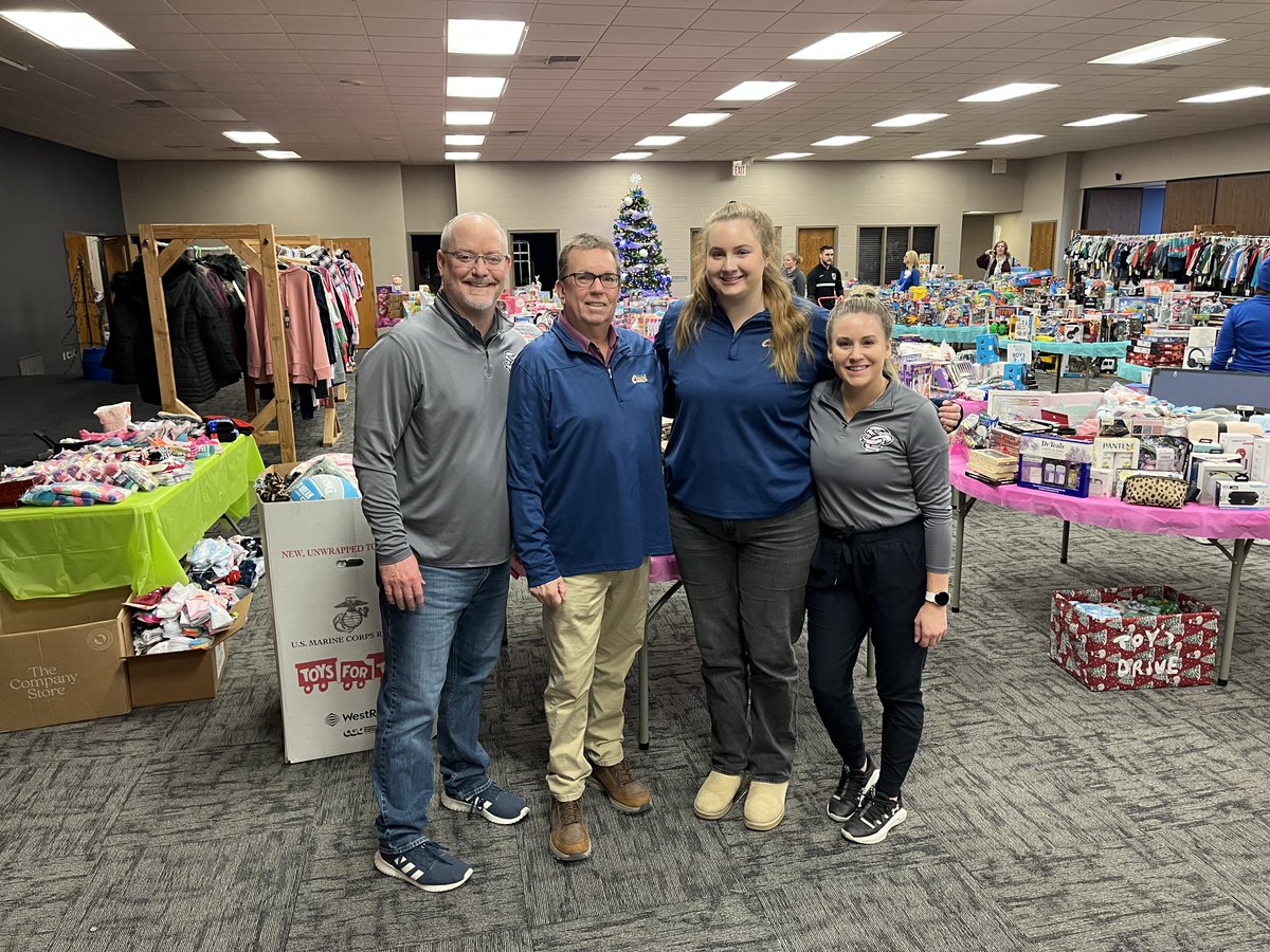 Yesterday some of our front office staff went to <a href="/HHMFoodPantry/">HeartlandHopeMission</a> to help set up for their Hope-Filled Christmas program. 

They helped separate donated toys to make sure they were in the correct area to make it easier for children to pick out.