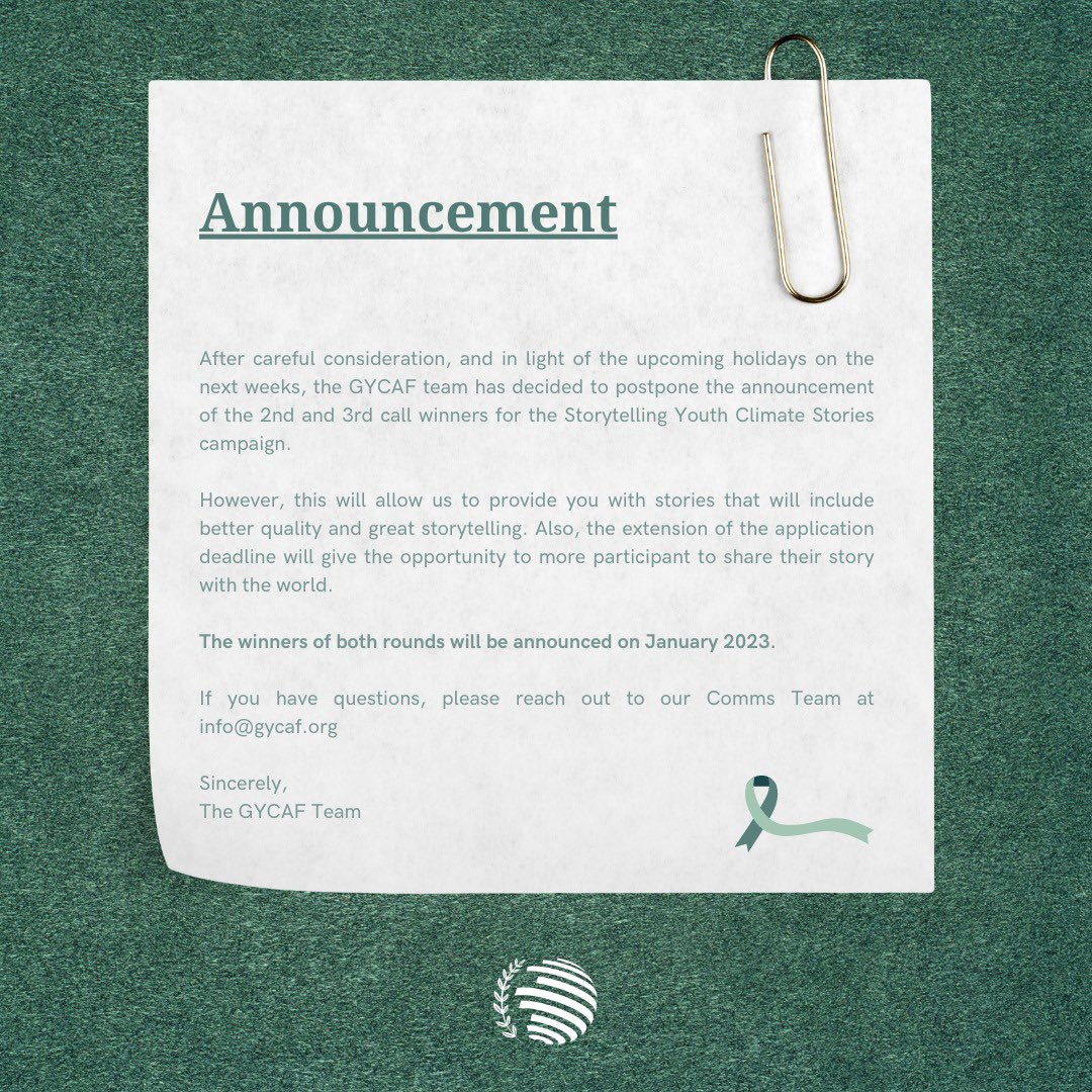 Global Youth Climate Action Fund (@gycafund) on Twitter photo 
