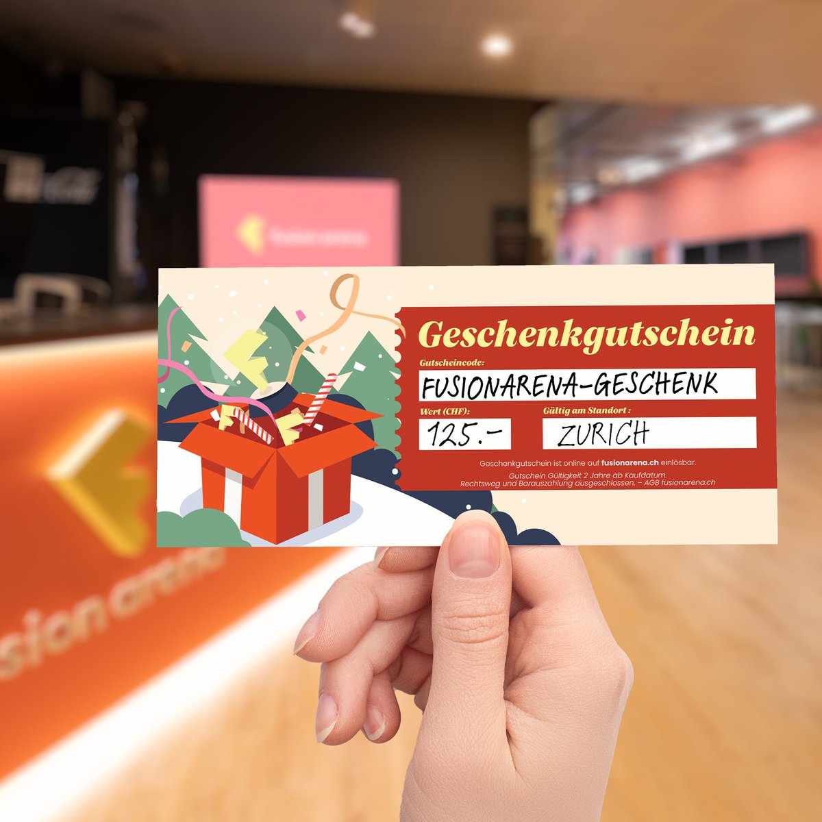 Habt ihr schon unsere neuen Geschenkgutscheine entdeckt? Schenke deinen Liebsten ein unvergessliches Abenteuer in der virtuellen Welt! 
zuerich.fusionarena.ch/geschenkgutsch…