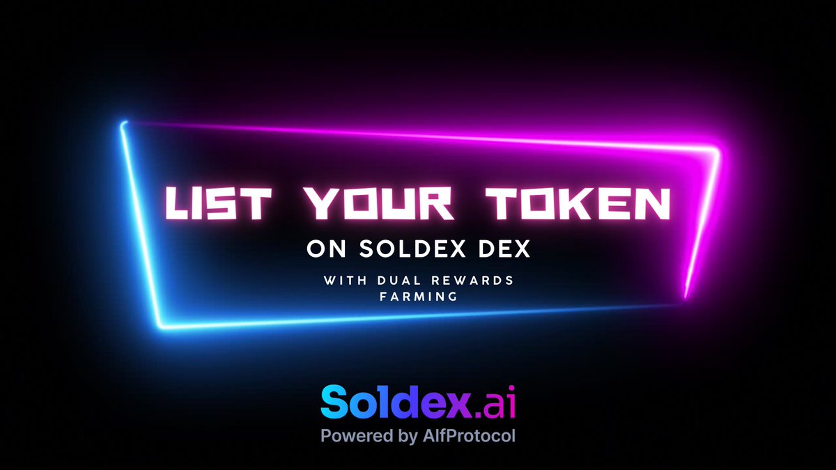 Soldex - Powered by Alfprotocol tweet media