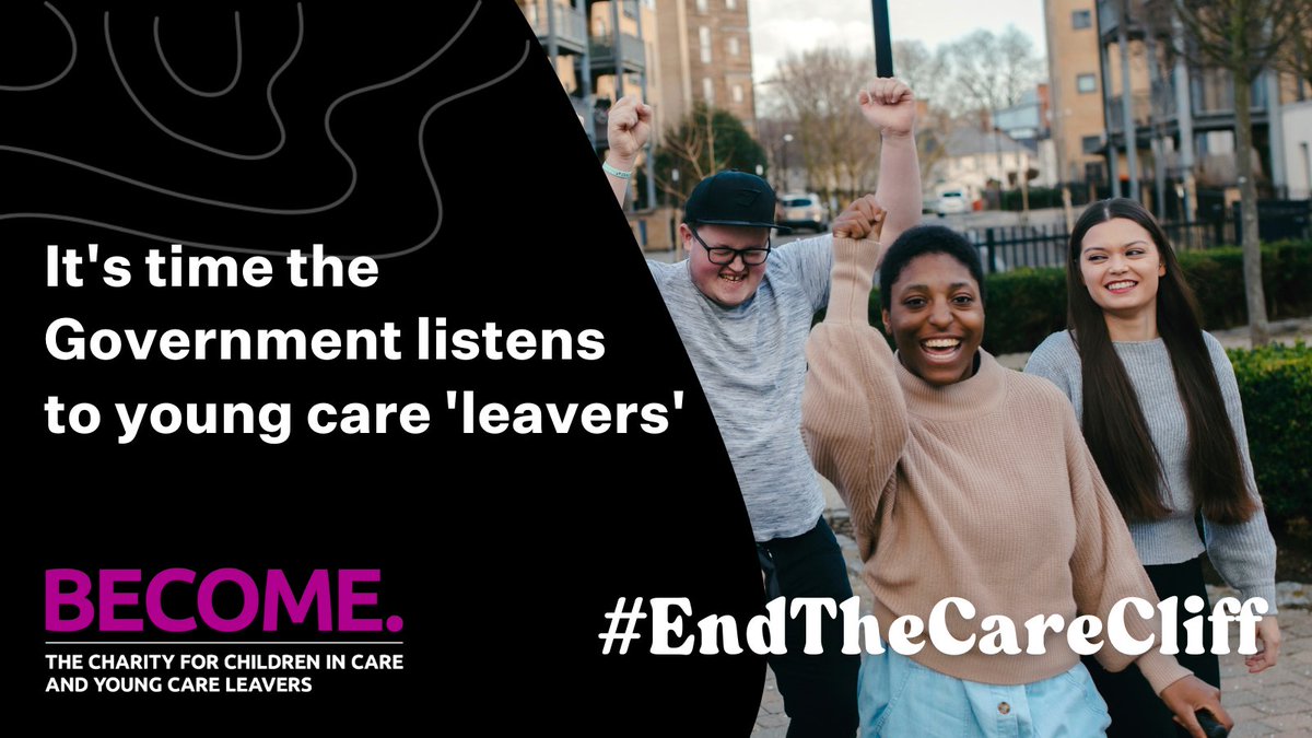 On Day 18 of the #InjusticeAdventCalendar, I'm amplifying the message of #CareExperienced young people for @Become1992 and asking new Children’s Minister <a href="/ClaireCoutinho/">Claire Coutinho</a> to #EndTheCareCliff once and for all.

becomecharity.org.uk/day-18