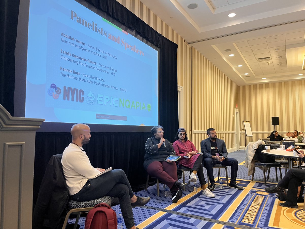 AAFederation's tweet photo. We had thoughtful conversations on challenges in AANHPI communities such as anti-Blackness, class divisions, and PI erasure as well as on opportunities for how larger orgs can uplift smaller ones and building coalitions to strengthen our movements for justice. #NIIC2022 https://t.co/LGMQnd6GKL