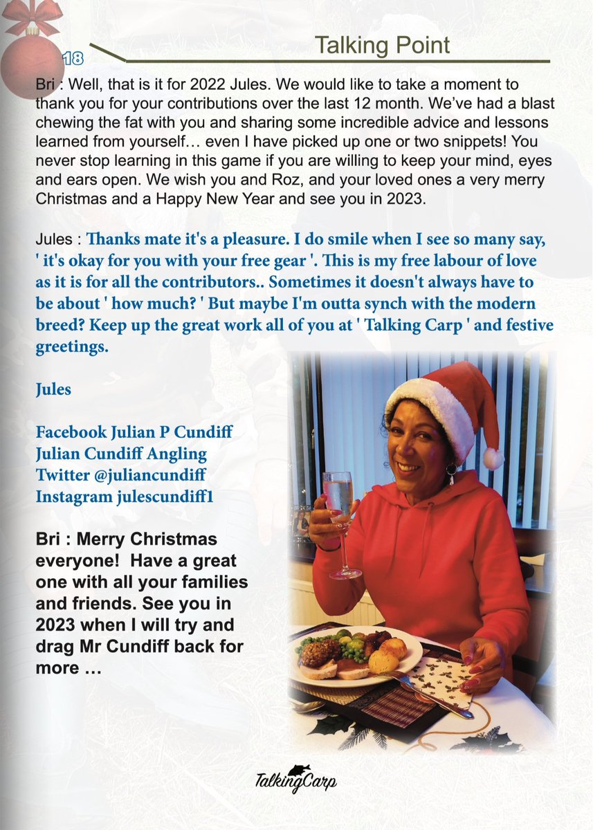 Julian Cundiff (@juliancundiff) on Twitter photo Out now the brand new digital issue ๐ฅ of Talking Carp absolutely including my 'Talking Point ' article free for you to enjoy. This month I'm looking at the highs and lows of 2022 and what's to come in 2023. Simply go to talkingcarp.co.uk <a href="/brian_dixon189/">Brian Dixon</a> <a href="/FightClub1964/">โFrancis Fight Club1964โ</a> Out now the brand new digital issue ๐ฅ of Talking Carp absolutely including my 'Talking Point ' article free for you to enjoy. This month I'm looking at the highs and lows of 2022 and what's to come in 2023. Simply go to talkingcarp.co.uk <a href="/brian_dixon189/">Brian Dixon</a> <a href="/FightClub1964/">โFrancis Fight Club1964โ</a>
