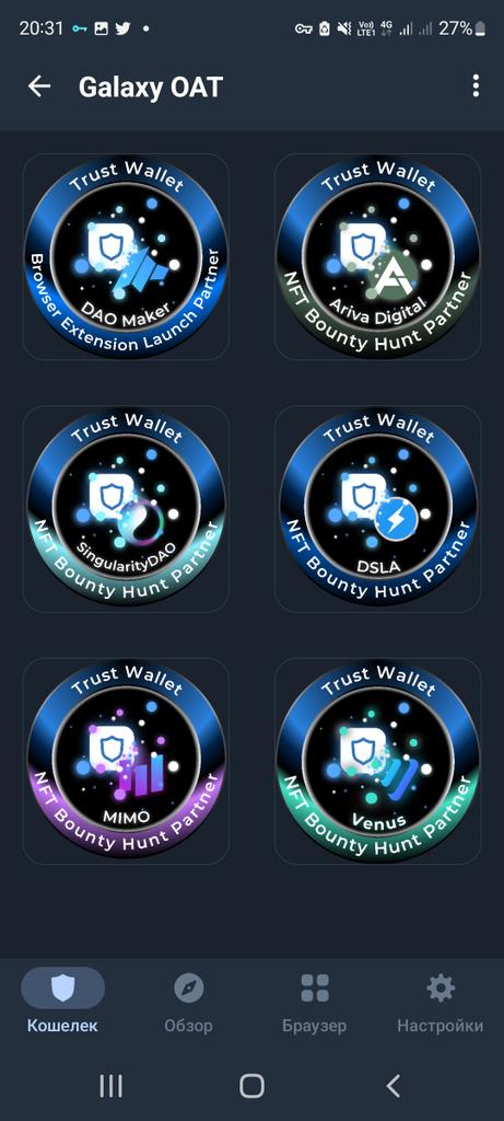 liunter456's tweet photo. @TrustWallet Hey guys. 13 Baker's dozen. Mission done!🖖#TrustWalletNFT https://t.co/VejagsGhS7