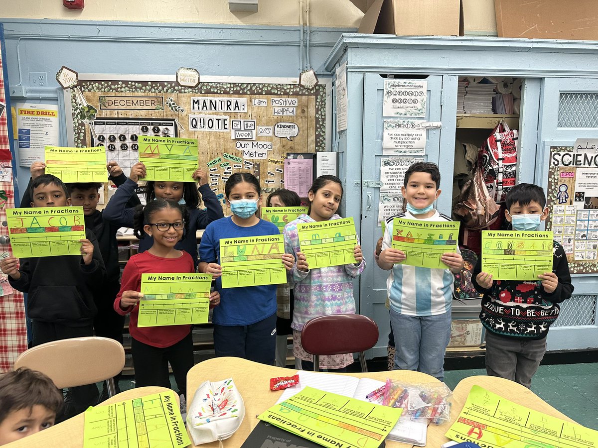 Fraction Day in class 303 was a success! #fractionday <a href="/PS66JKO/">JKO Elementary</a>