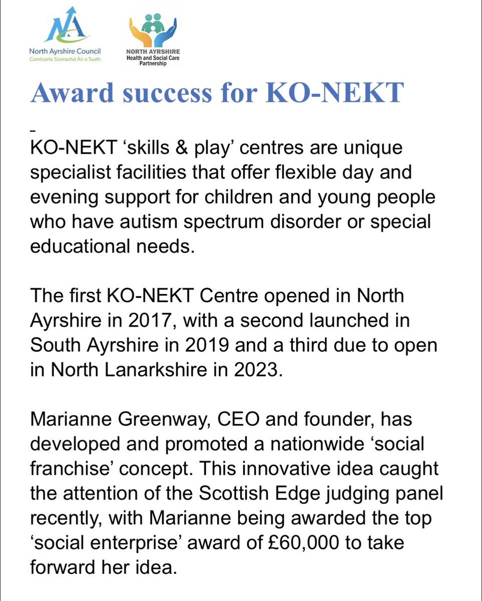 KO-NEKT Skills and Play Centre. tweet media