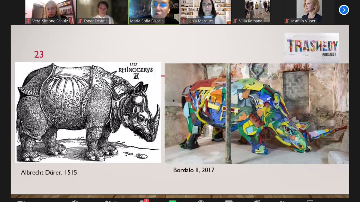 <a href="/leniamarques/">Lenia Marques</a> and #MariaSofiaPimentelBiscaia with a critical approach on #BordaloII towards his not taking into consideration issues related to race and gender in his art

and on the necessity to consider approaches from critical animal studies