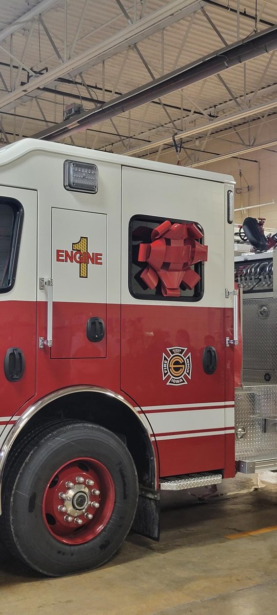 It's Christmas time at SCFR! We took delivery of four new <a href="/rosenbauerus/">Rosenbauer America</a> Engines this week! This is a big investment in public safety and we are grateful for the support of our citizens, City Council and everyone within our organization who assisted with making this possible.