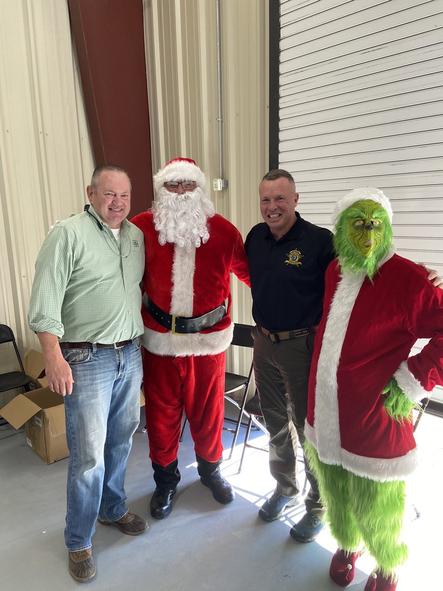 Thanks to C&amp;C Industrial for inviting us to their annual employee luncheon. We brought Santa and the Grinch with us also. Great food and great friends!