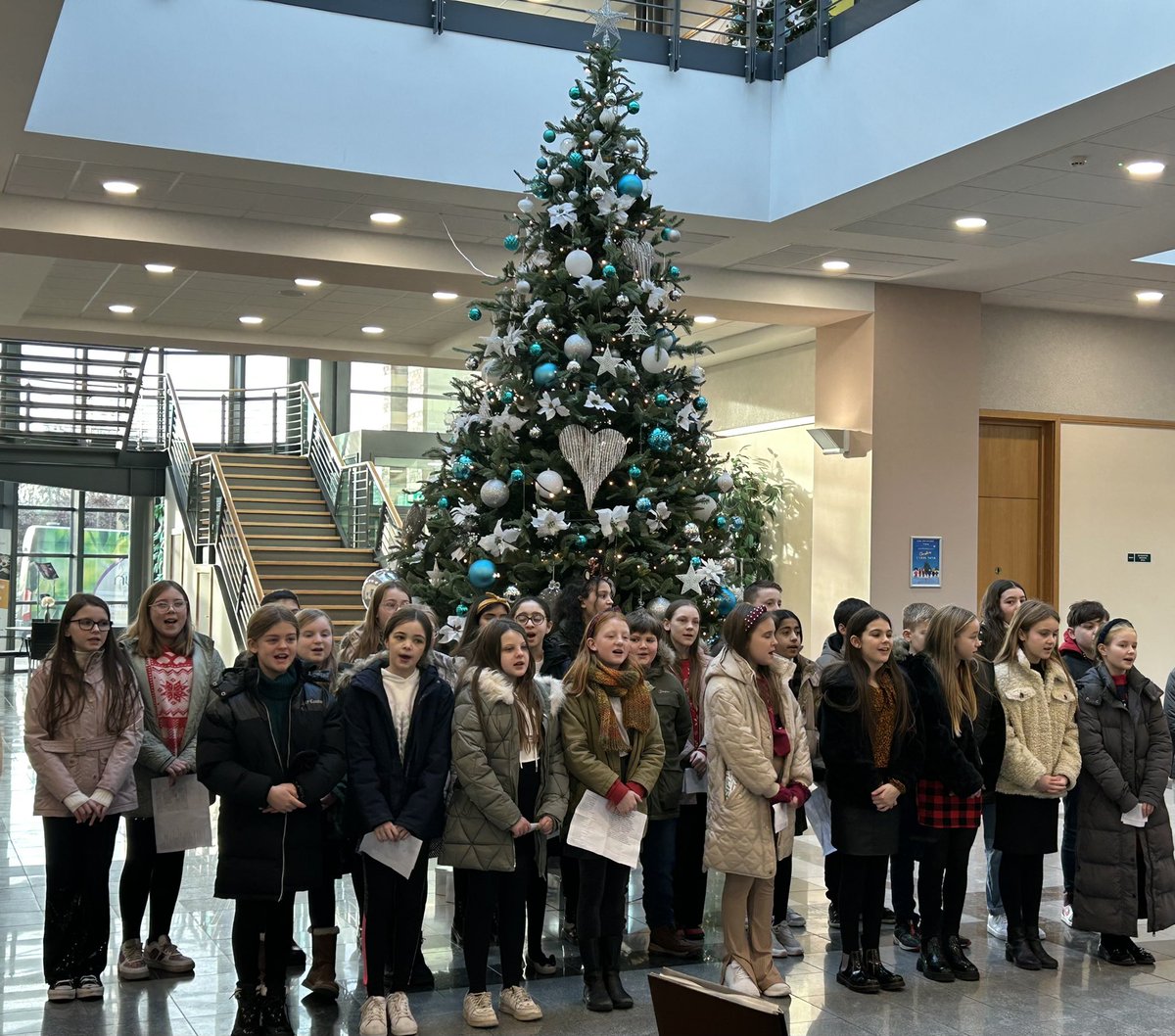 What a wonderful morning to get us all into the Christmas spirit, <a href="/Wynyard_BP/">Wynyard Business Park</a> today. The lovely children from Wynyard Church of England Primary School visited us and sang Beautiful Christmas Carols