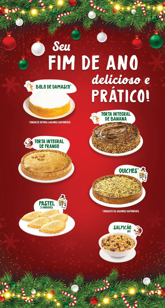 porto_do_sabor's tweet photo. No Porto do Sabor você pode encomendar nossas tortas inteiras, quiches, pastéis, salada de salpicão e muito mais. É só entrar em contato com a loja mais próxima e garantir o seu.
Endereço e telefones de nossas lojas: https://t.co/iPxF9IWXN4
#VemproPorto #encomendas #prático https://t.co/vZ4A6o1Xyt