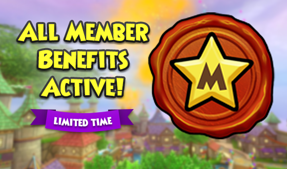 Wizard101's tweet image. Jackpot! 🤩

Now through Sunday, January 1st, ALL member benefits are active! Hop in game now to start taking advantage of these amazing perks! wizard101.com/game/special-m… #Wizard101