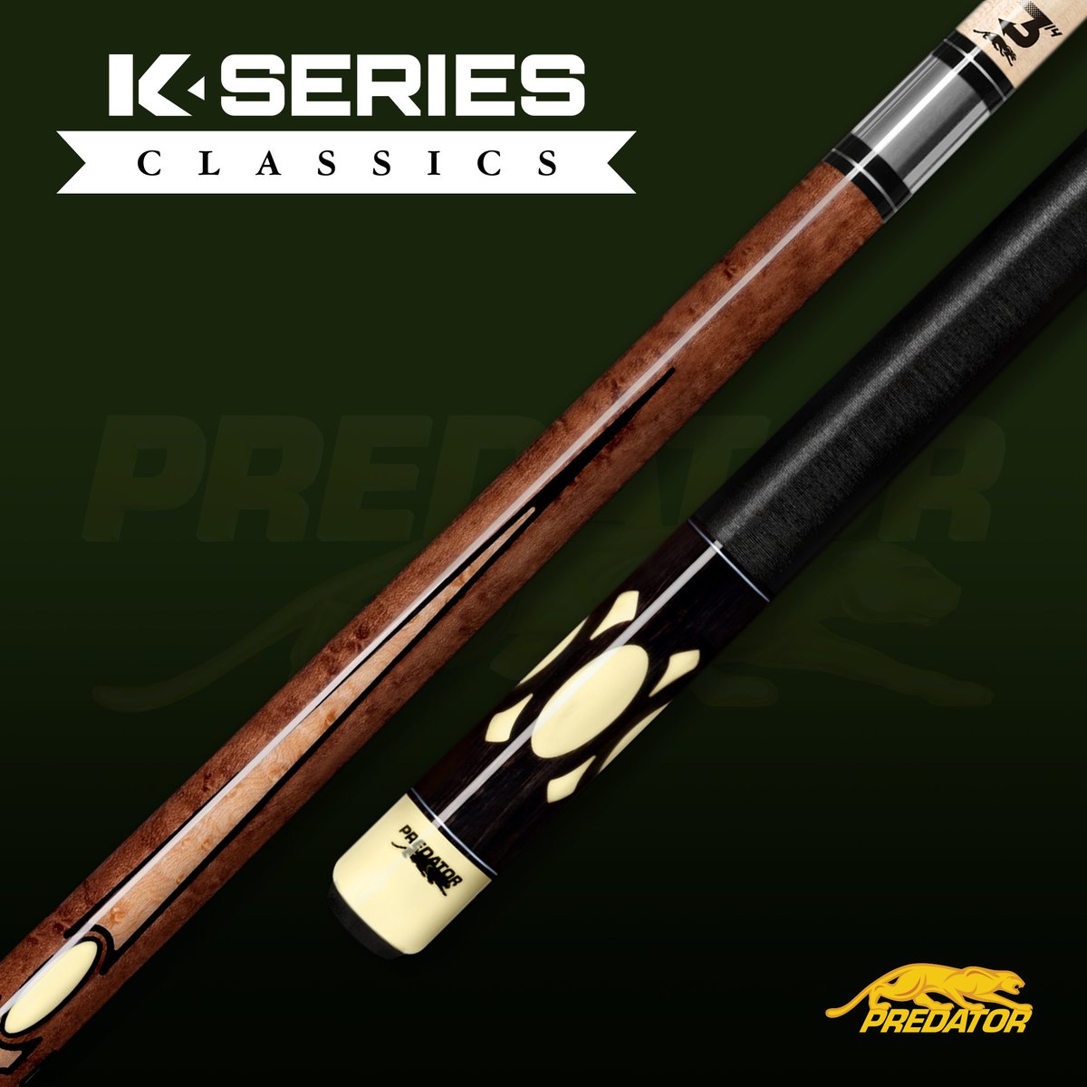 PredatorCues's tweet photo. The Final 2: The K-Series 3 & 4 Cues are on sale until 2023, while supply lasts.
Sometimes history is worth repeating: https://t.co/85OmTI3RVP
#WoodCues #PoolCueDesign #PoolCueSale #PredatorCues https://t.co/6n5bgQfQ0j