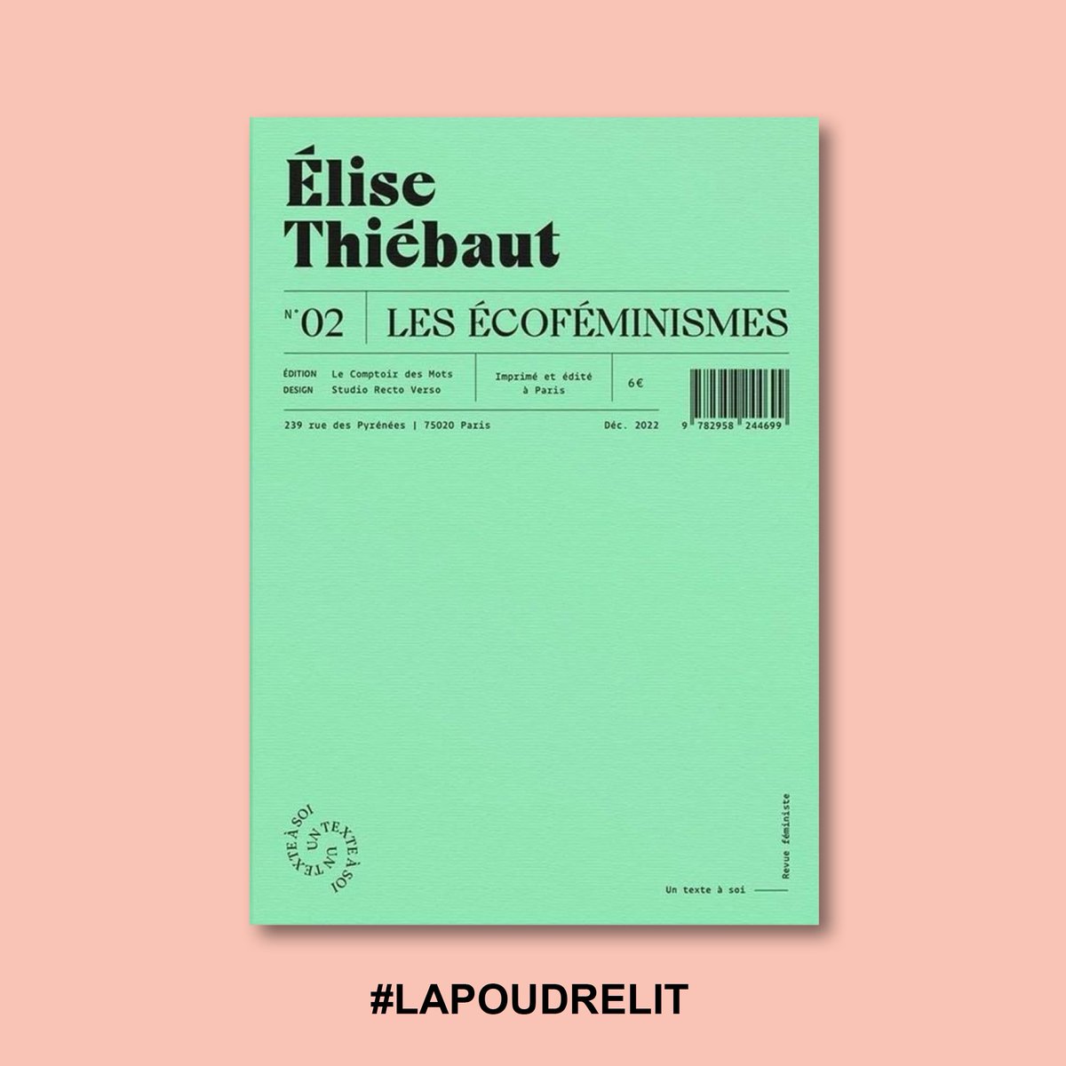 lapoudretv's tweet photo. C'est l'heure de #LaPoudreLit, 3 ouvrages pour aller plus loin après l'écoute du 126e épisode de La Poudre avec Myriam Bahaffou ✨
📕 "Des paillettes sur le compost", Myriam Bahaffou 📘 "Quotidien politique", Geneviève Pruvost 📗 "Les écoféminismes", Élise Thiébaut https://t.co/PygjO4V8fm