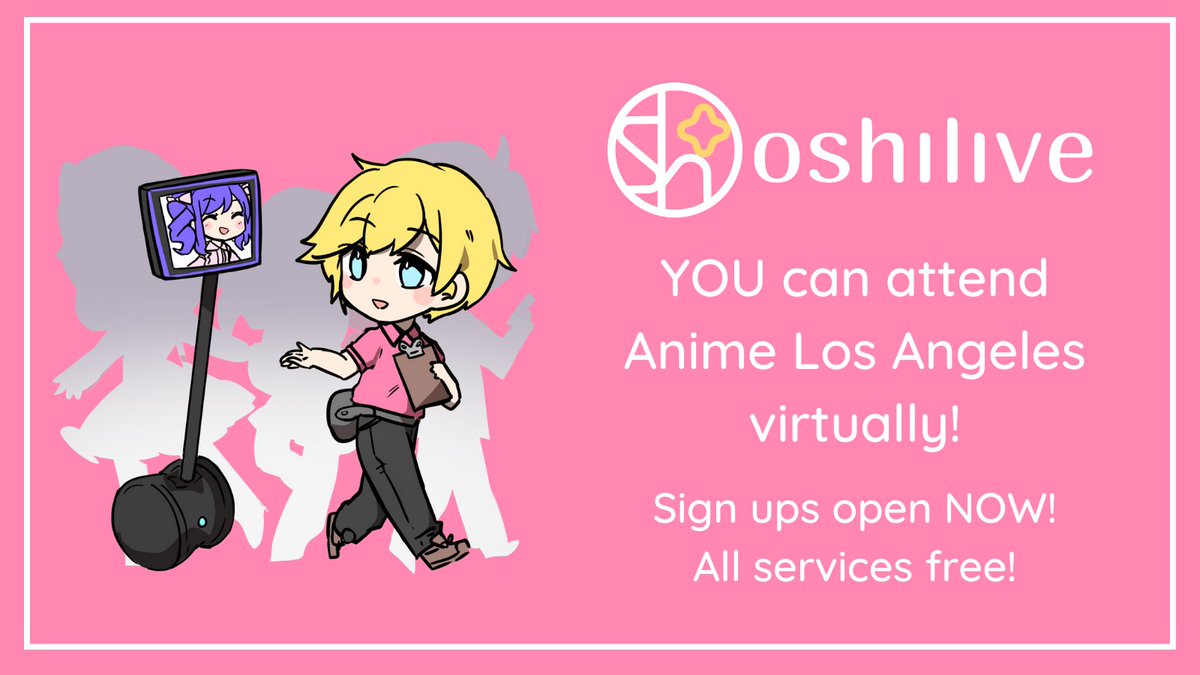 Oshi_Live's tweet photo. Hey #Vtubers! If you've ever been interested in attending a convention, now's your chance! Our sign ups are open NOW and its FREE! 🌟
Space is very limited!
And YES we have a robot!!
🔽 🔽 🔽
https://t.co/JVrOxbwWB4
#VTuberUprising #VtuberCommunity https://t.co/f6KIdOLiiw