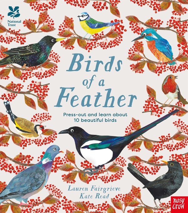 Wonderful news that Birds of a Feather by @katereadillust1 and <a href="/L_Fairgrieve/">Lauren Fairgrieve</a>, published by <a href="/NosyCrow/">Nosy Crow</a> in association with <a href="/nationaltrust/">National Trust</a>, has been shortlisted for this year’s Creative Book Awards in the Children’s Craft category!