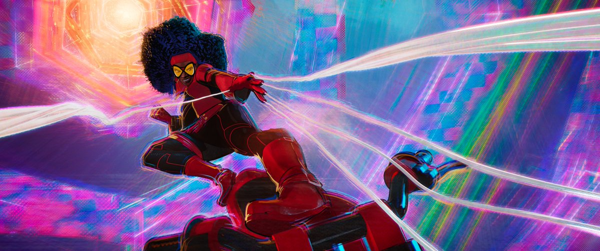 SpiderVerse's tweet photo. In case you missed it, the Spider-Man: Across the #SpiderVerse Official Trailer After Party on @SonyPictures YouTube revealed some new faces and places. https://t.co/mBT4JFPMHi