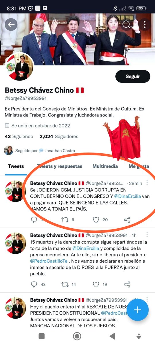 *¿ESTO NO ES APOLOGÍA A LA VIOLENCIA? ¿QUÉ ESPERA EL CONGRESO?* Y la fiscalía?