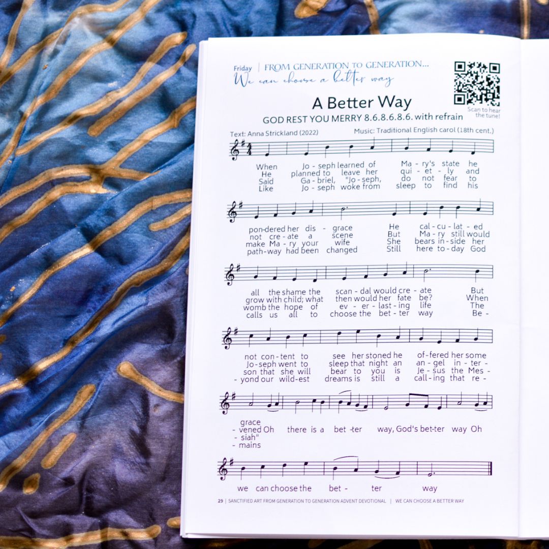MIPresby's tweet photo. "Like Joseph woke from sleep to find
his pathway had been changed
Still here today God calls us all
to choose the better way
Beyond our wildest dreams is still
a calling that remains..."

— "A Better Way" by Rev. Anna Strickland for @sanctifiedart https://t.co/BcJp6G721Y