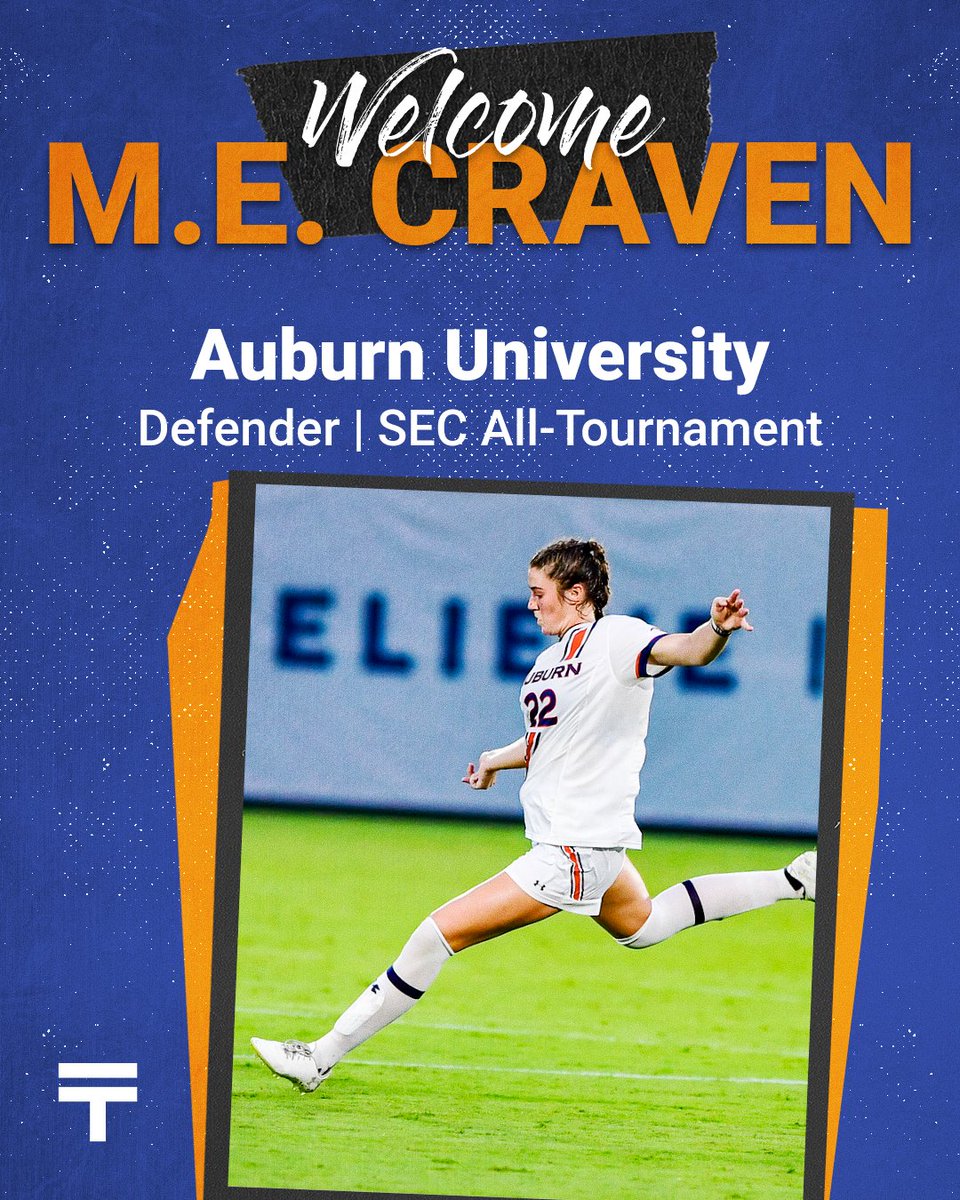 We’re extremely excited to welcome <a href="/mecravenn/">M.E. Craven</a> as the newest member of the @teamtotalsoccer family! M.E. comes to @totalsports after an impressive collegiate career at @auburnsoccer. We look forward to working with you M.E.! Welcome to the family! #NextWave #nwsl #womensoccer