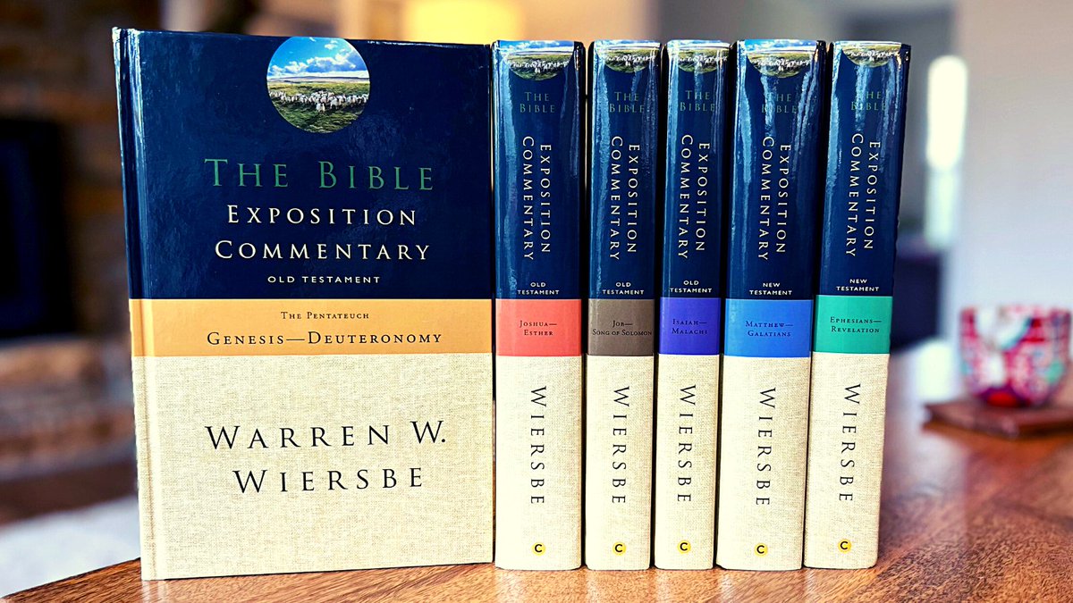 WarrenWiersbe's tweet photo. ✨COMMENTARY GIVEAWAY✨
To help fuel biblical preaching into the new year and next generation of preachers, we're giving away a complete set of The Bible Exposition Commentary!
🎁📚📚🎁

FOLLOW + RT + TAG A YOUNGER MINISTER for a chance to win.

Winner announced 12/31 at 6pm CST. https://t.co/dcyeHqVTYM