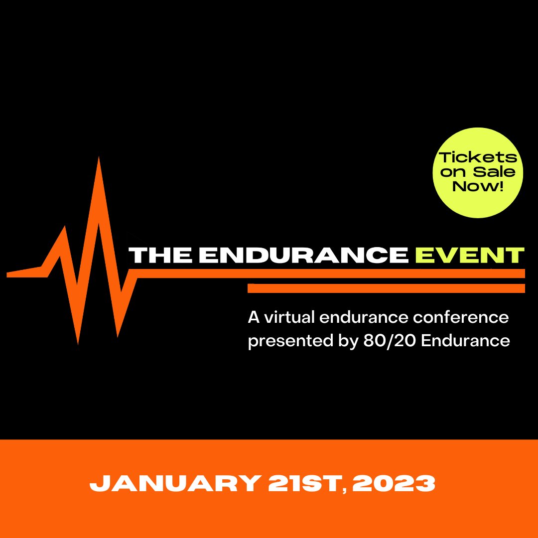 8020endurance's tweet photo. Want to start your year of 2023 training off strong? Join us at The Endurance Event January 21st. Tickets are on sale now! https://t.co/FgNcu7eral