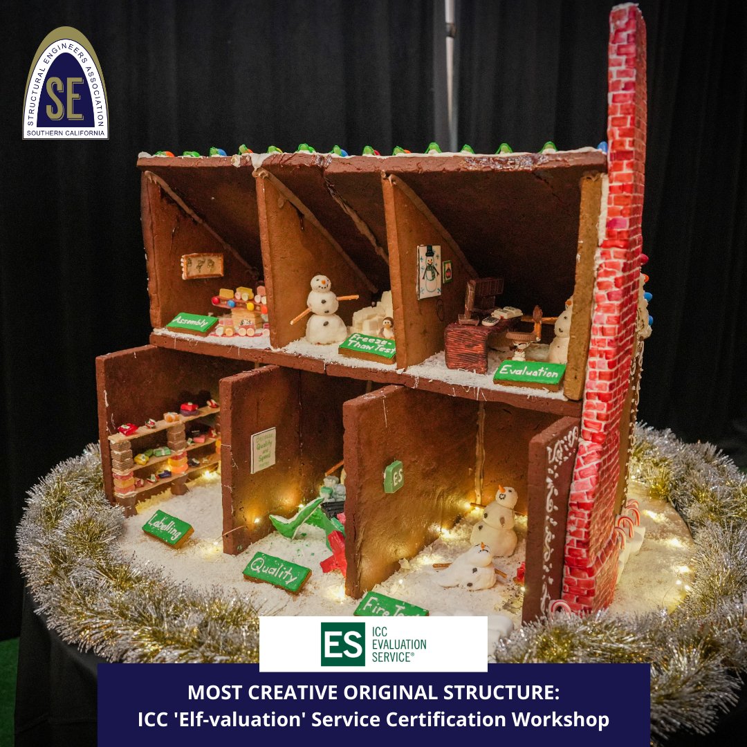SEAOSC's tweet photo. Take a closer look at our winning gingerbread structures from the recently held #SoCalGingerbreadChallenge at the Burbank Town Center!
#socal #gingerbreadchallenge #seaosc #structuralengineering #gingerbreadbuilding https://t.co/wj2Is3CC2D