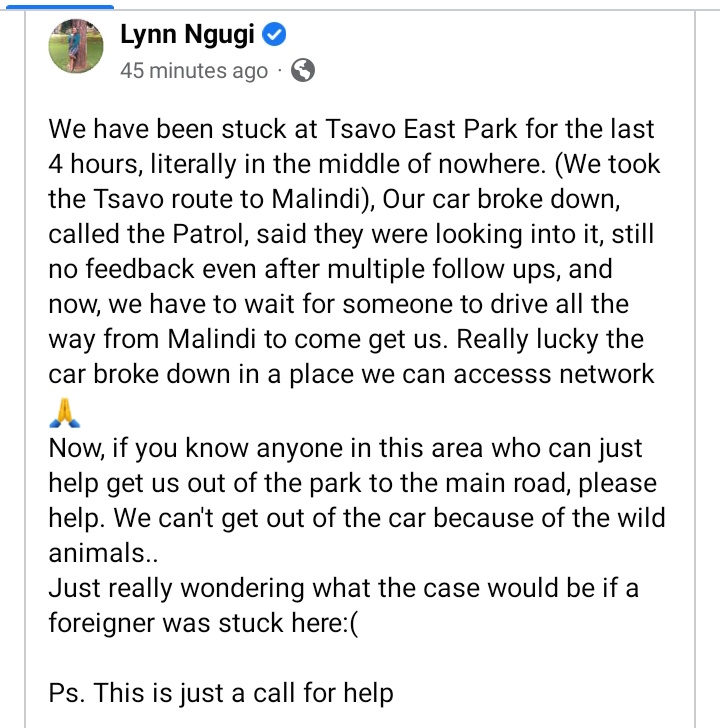 TabbyKanyungu's tweet photo. Lynn Ngugi is asking for help. Kindly reach out to her if you can be if help. Woiye Lynn. I wish you the best n hope you will be out of that Situation ASAP https://t.co/N63Ntk5OsE