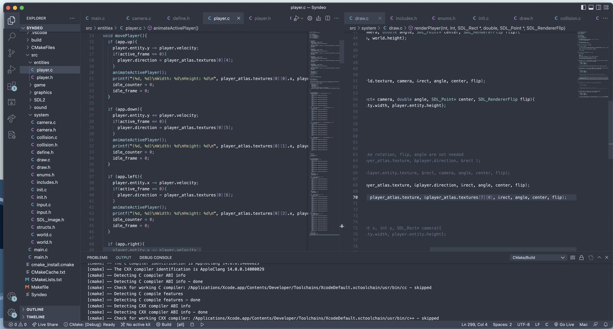 obeecodes's tweet photo. Learning game development with C (not C++) and SDL 🫠 https://t.co/k5xxZT7oAH
