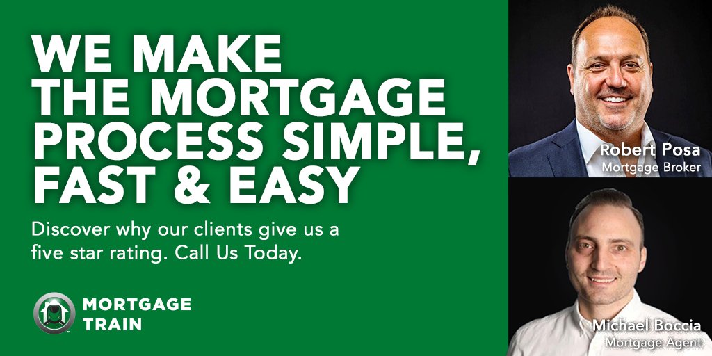 TrainMortgage's tweet photo. Let us provide you with all the information, sound advice, and assistance you need, every step of the way. Experience the Mortgage Train difference.
📲 Robert Posa 416.931.7672
📲 Michael Boccia 416.898.4209
#aurora #etobicoke #getontrack #torontomortgages #mortgageloans https://t.co/a2TIDQ9hjL