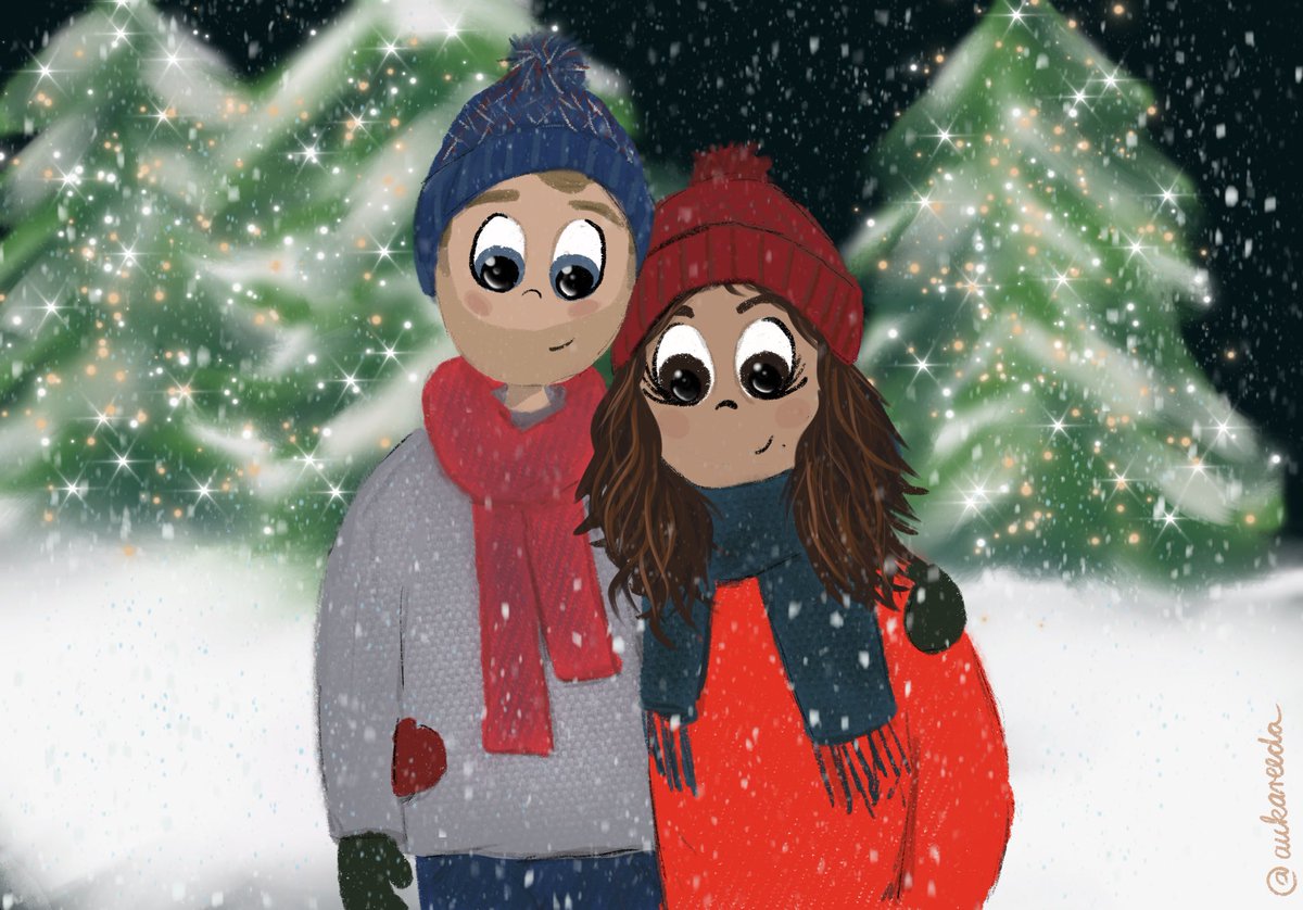 Day 4 of <a href="/12DatesofOQ/">The 12 Dates of OQ</a> !
Let it snow! ❄️☃️🥰❤️
#OutlawQueen #12DatesofOQ 
AO3 link: archiveofourown.org/works/43653150