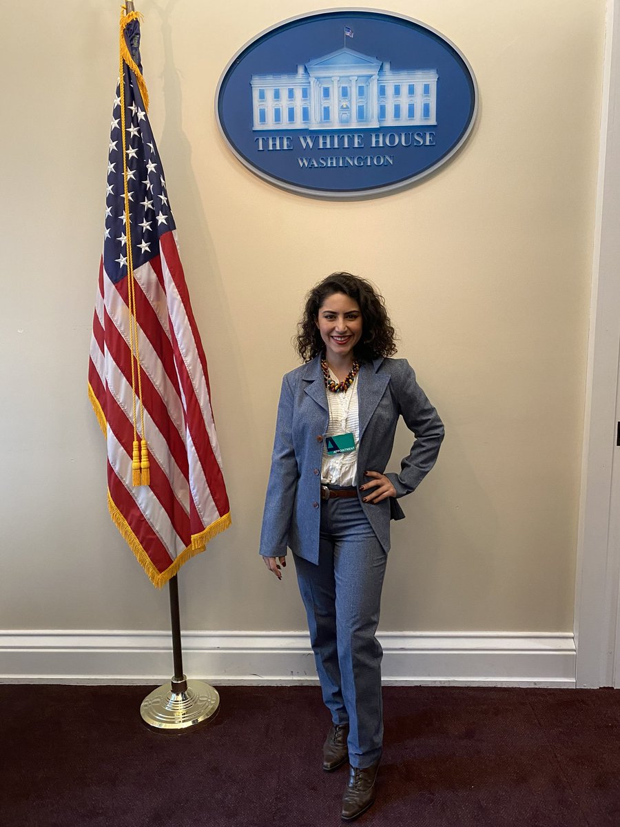 LetsUnpac's tweet image. A year ago, Un-PAC was on Day 11 of our 23 day #HungerStrike4Democracy. Yesterday, Un-PAC was at the table, inside the @WhiteHouse, for President Biden's Youth Communities in Action convening. (1/3)