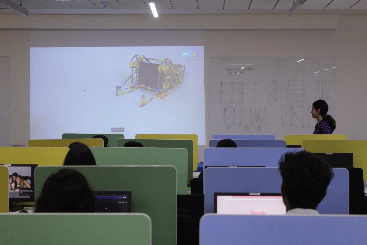 qtpiofficial's tweet photo. Inaugurated #robotics lab at Presidency Univ #bengaluru along with QtPi robotics product engineer Johanna Archard
@SantaSpeaker addressed 2nd year engg students on #creativity & importance of in STEM projects.
#robots #STEM #coding #ai #qtpirobotics https://t.co/aDZakH6r30