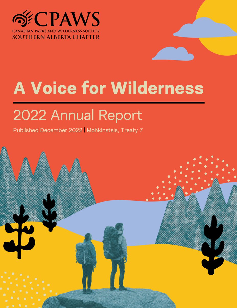 cpawssab's tweet photo. Our 2022 Annual Report is out now — and it's a celebration of all that we accomplished together in 2022 🙌

Thank you so much for being here with us and supporting #conservation in #Alberta 💛

Read the Annual Report at https://t.co/shwi0TLEAm!

#DefendABParks #MountainsNotMines https://t.co/VTdqULSlvr