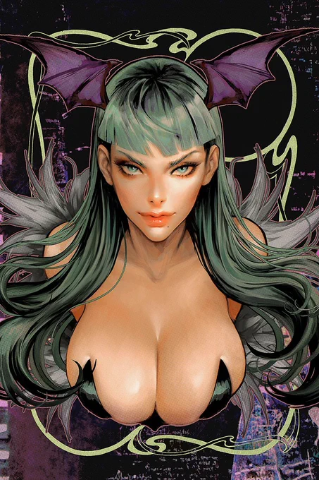 Fan art | Darkstalkers - Morrigan   