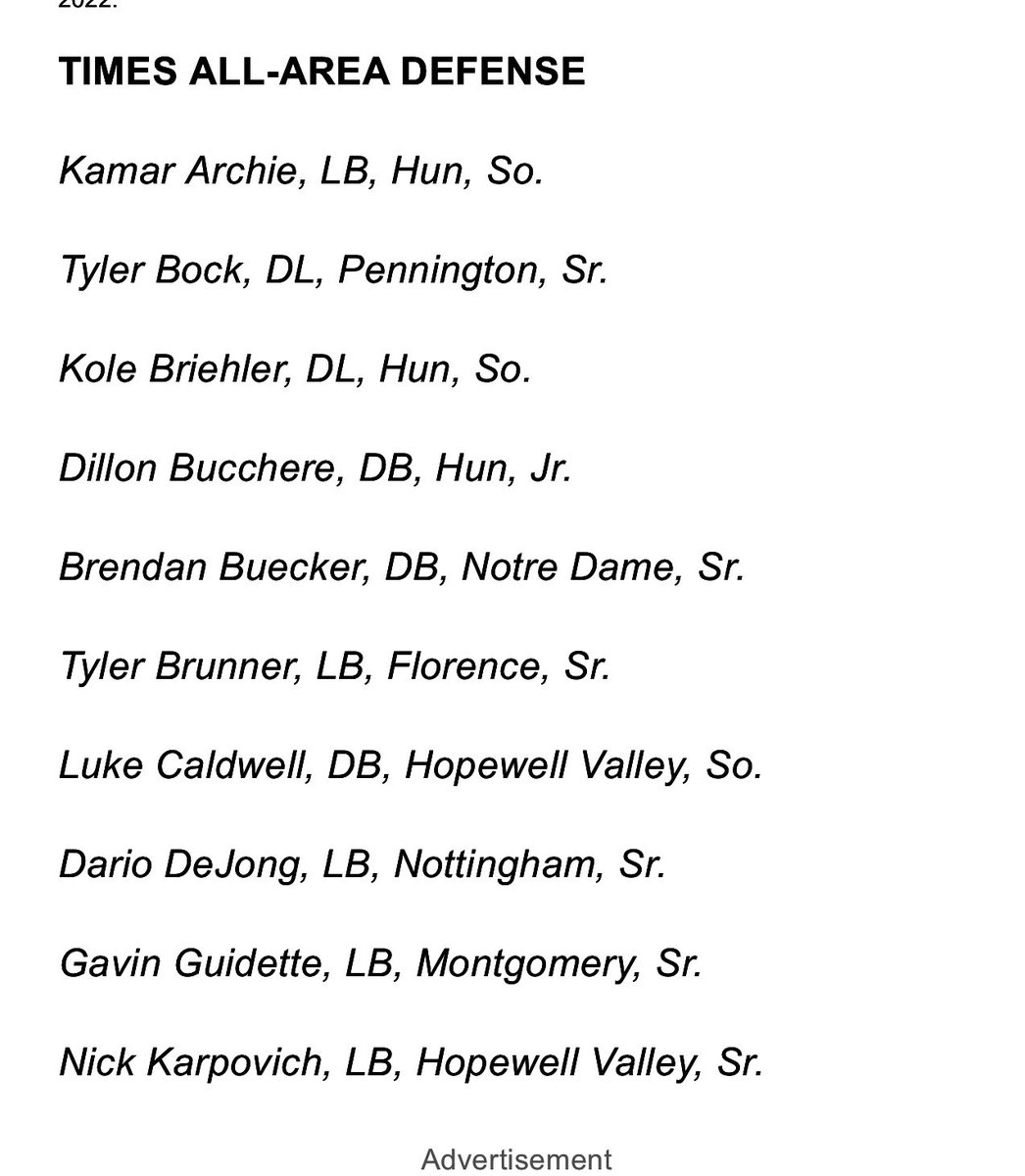 Keith Zimmerman (@zimma94) on Twitter photo Well earned. Congratulations Dario on your selection to the Times All-Area Defensive Team. <a href="/DarioDejonge/">Dario DeJonge</a> <a href="/MiloMcguire3/">Milo Mcguire</a> <a href="/MrsDawnWhiteNHS/">ⅅᎯᏇℕ ᏇℋℐᏆℰ</a> @thedejonge6 <a href="/HTSD_Nottingham/">Nottingham High School</a> Well earned. Congratulations Dario on your selection to the Times All-Area Defensive Team. <a href="/DarioDejonge/">Dario DeJonge</a> <a href="/MiloMcguire3/">Milo Mcguire</a> <a href="/MrsDawnWhiteNHS/">ⅅᎯᏇℕ ᏇℋℐᏆℰ</a> @thedejonge6 <a href="/HTSD_Nottingham/">Nottingham High School</a>