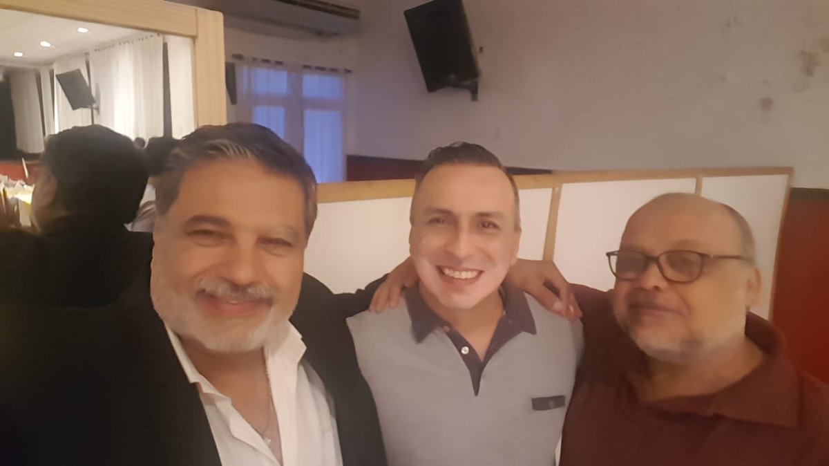 Cena de despedida de año de las 62 Organizaciones Peronistas. Junto al cro Ariel Mancelli municipales de San Miguel y el Sec Gral de ASIMM Y Sec Normalizador de la 62 <a href="/MarceloPariente/">Marcelo Pariente</a>