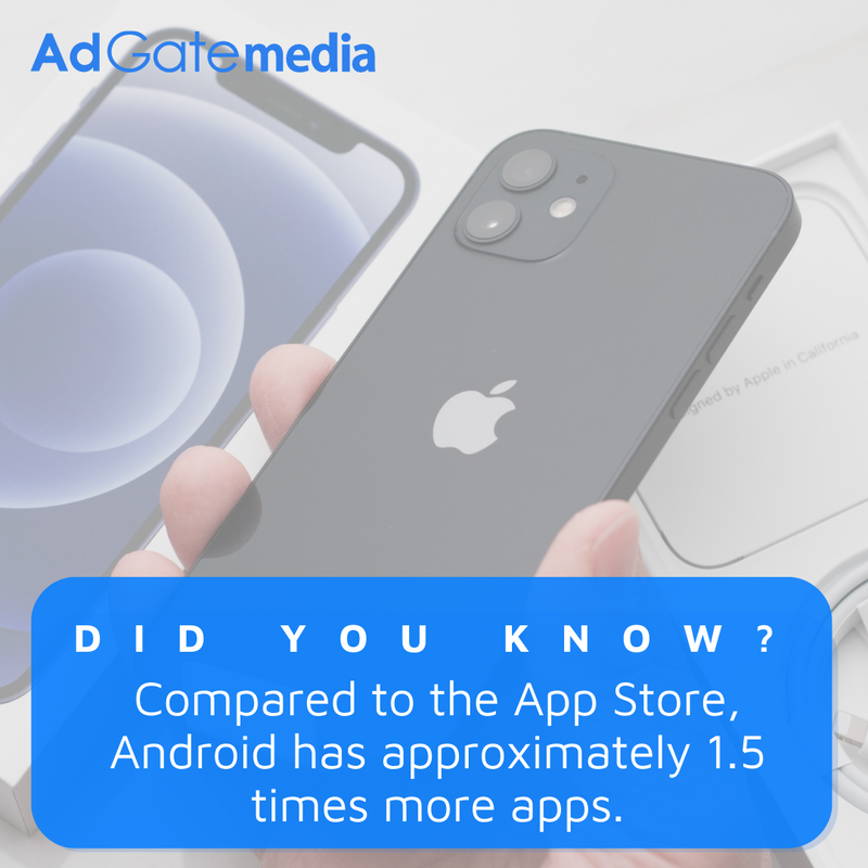 AdGateMedia's tweet image. By July 2022, Android users will have access to over 3.57 million apps, compared to just 1.85 million for Apple/iOS users.

👀 Are you Apple or Android user?

#AdGateMedia #UserExperience #AppUser #MobileAppsUsage #Customer #Applications