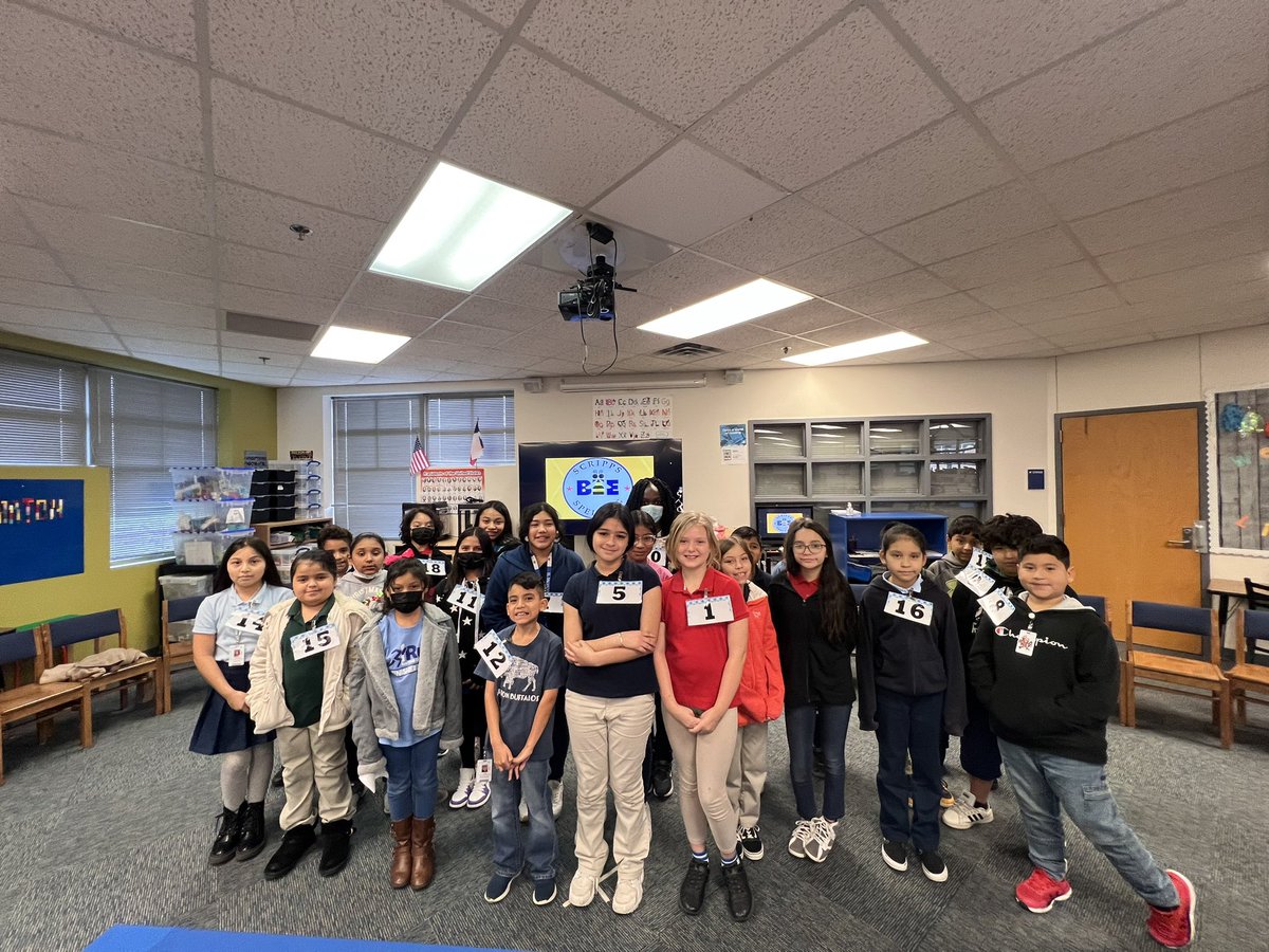 Congratulations to our Campus Spelling Bee 🐝 Winners. <a href="/BartonBuff/">Barton Elementary</a> <a href="/ScrippsBee/">Scripps National Spelling Bee</a>