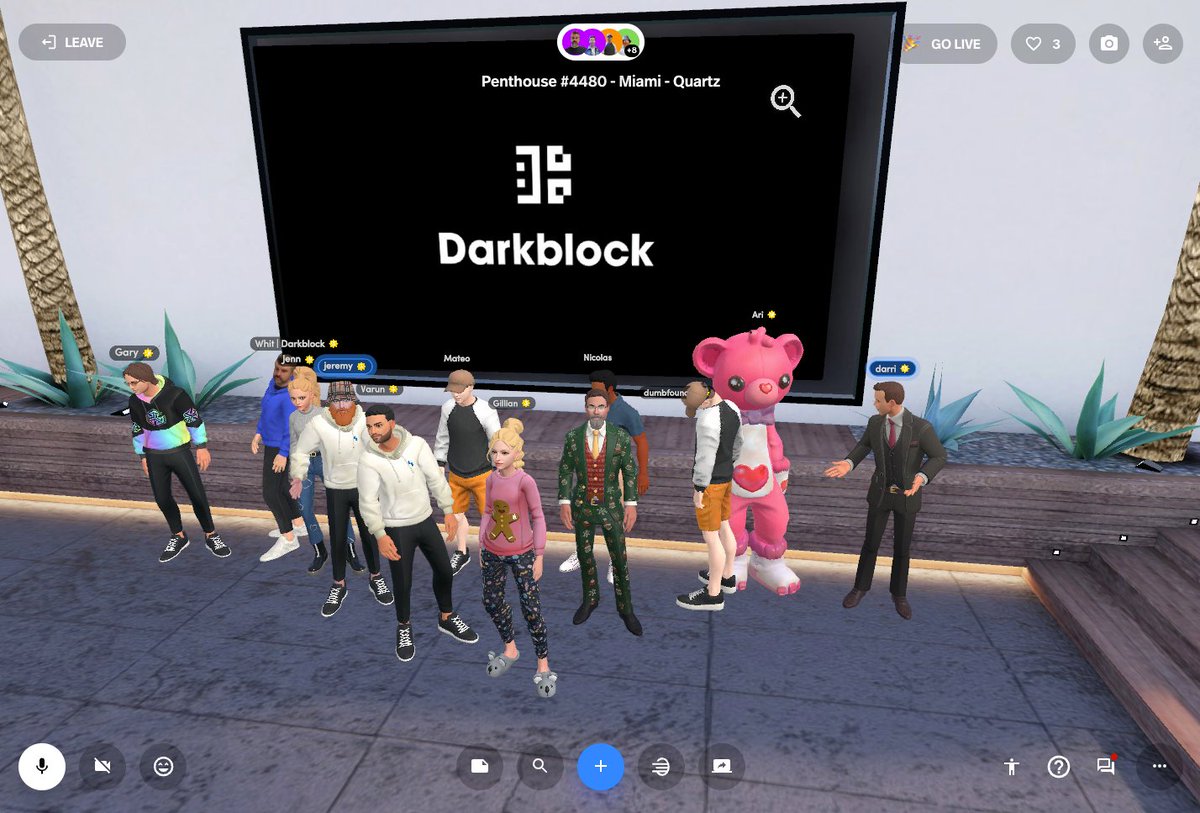 How do you throw a holiday party on 4 continents?  Well for us at <a href="/darkblockio/">Darkblock | Token-bound Content</a> , you do it in an NFT from <a href="/exclusible/">Exclusible</a> , architected by <a href="/Polycount_io/">Polycount</a> , and on the <a href="/Spatial_io/">Spatial</a> platform.  Thank you to my coworkers, their passion and ability to deliver!