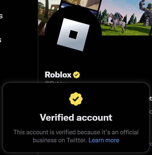 ROBLOX Is Now Verified On Twitter! – ROBLOX Space – A ROBLOX Blog