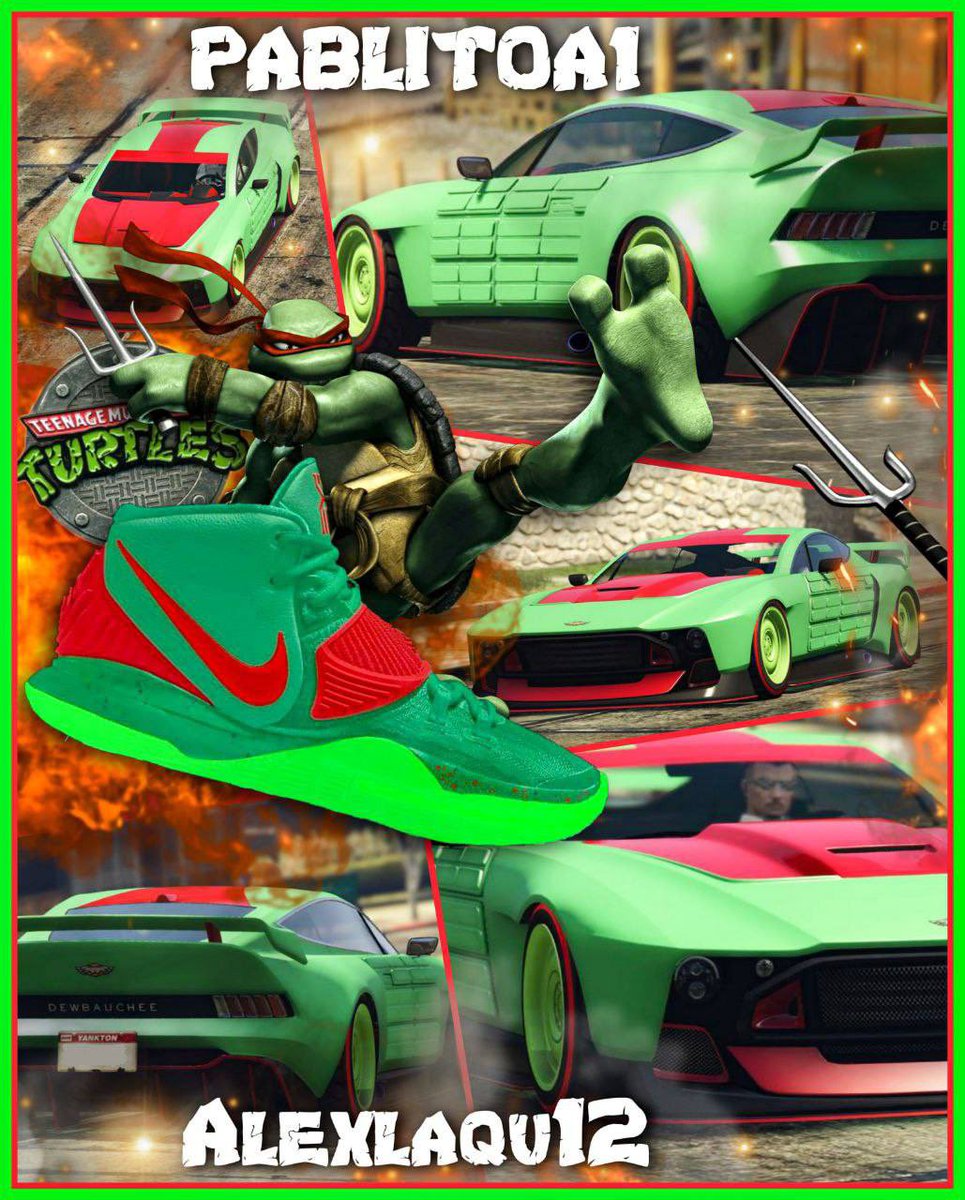 alexlaqu12's tweet photo. 🎁GIVEAWAY TIME🎁

🔥 Kyrie 6 “RAPH

🚗 Champion🚗

👀ʀᴜʟᴇs
💓ʟɪᴋᴇ
♻️ʀᴛ ᴛʜɪs ᴘᴏsᴛ
🏃‍♂️ғᴏʟʟow ᴜs
📝ᴄʜᴏsᴇ ᴀ ɴᴜᴍʙᴇʀ1️⃣➖2️⃣0️⃣0️⃣
ᴄʀᴇᴀᴛᴏʀs
@AlexQuatra
@pablitolllllla1 

🏆ᴏɴʟʏ  1️⃣ wɪɴɴᴇʀ🏆

⏱️ᴇɴᴅs ɪɴ 9 ᴅᴀʏs⏱️

🍀ɢᴏᴏᴅ ʟᴜᴄᴋ🍀

⛔ғᴏʟʟᴏw ᴛʜᴇ ʀᴜʟᴇs⛔ https://t.co/Wr8V5NDIE5