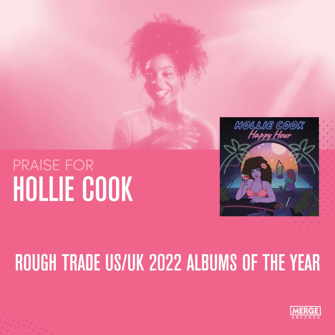 🍹@holliecookie reigned supreme as the queen of lovers’ rock with her 2022 album Happy Hour, named in @RoughTrade US & UK’s Albums of the Year lists! lnk.to/hc-happyhour