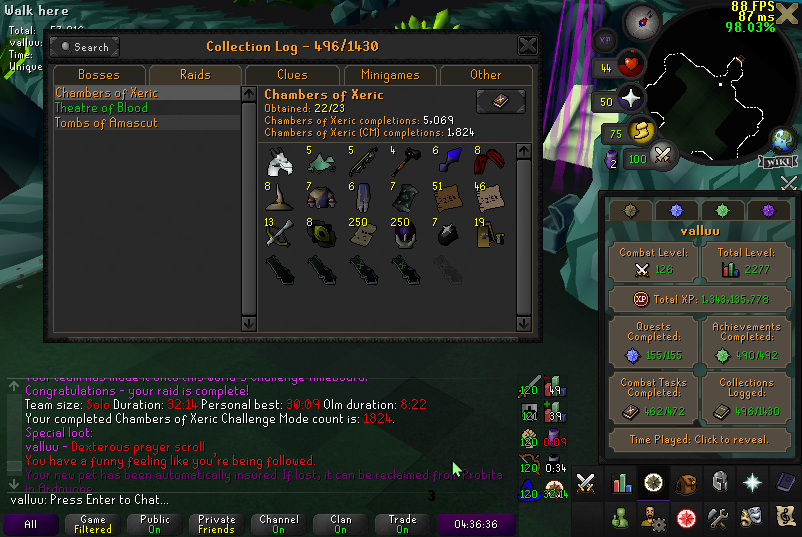 OLMLET #169 purples on LOG pre log like 2.7k kc no idea how many overall.